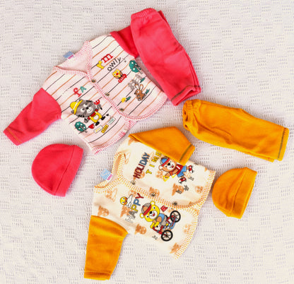 Pack of 2 Woolen Newborn Suits