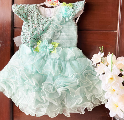 Floral and Frill Frock